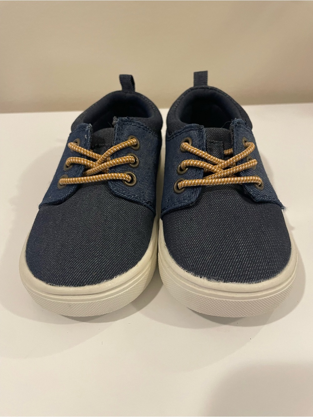 Carter's Navy Toddler Size 7 Canvas Sneakers